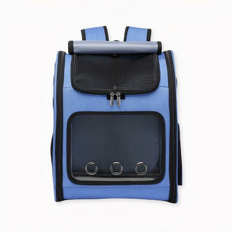 Votre chat ou chien adore se balader ? Ce sac à dos pliable respirant pour animaux rendra ses petites sorties plus agréables. Spacieux et confortable, il est en plus respirant. Votre compagnon se sentira bien à l'aise dans ce sac pour animaux. Plus encore, il pourra bien profiter du voyage en voyant tout à travers les fenêtres en haut, sur le dos et sur les deux côtés de ce sac à dos.