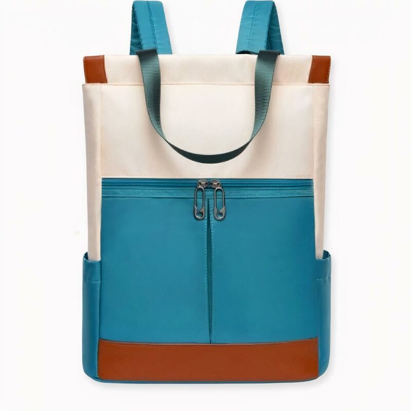 Découvrez ce joli sac à dos femme en oxford qui vous simplifiera la vie au quotidien. Un mignon sac qui complètera votre tenue au quotidien. Outre ses deux bretelles, ce sac à dos se dote aussi d’une poignée permettant de le porter comme un sac à main. Il deviendra l’accessoire que vous porterez chaque jour pour transporter votre ordinateur portable.