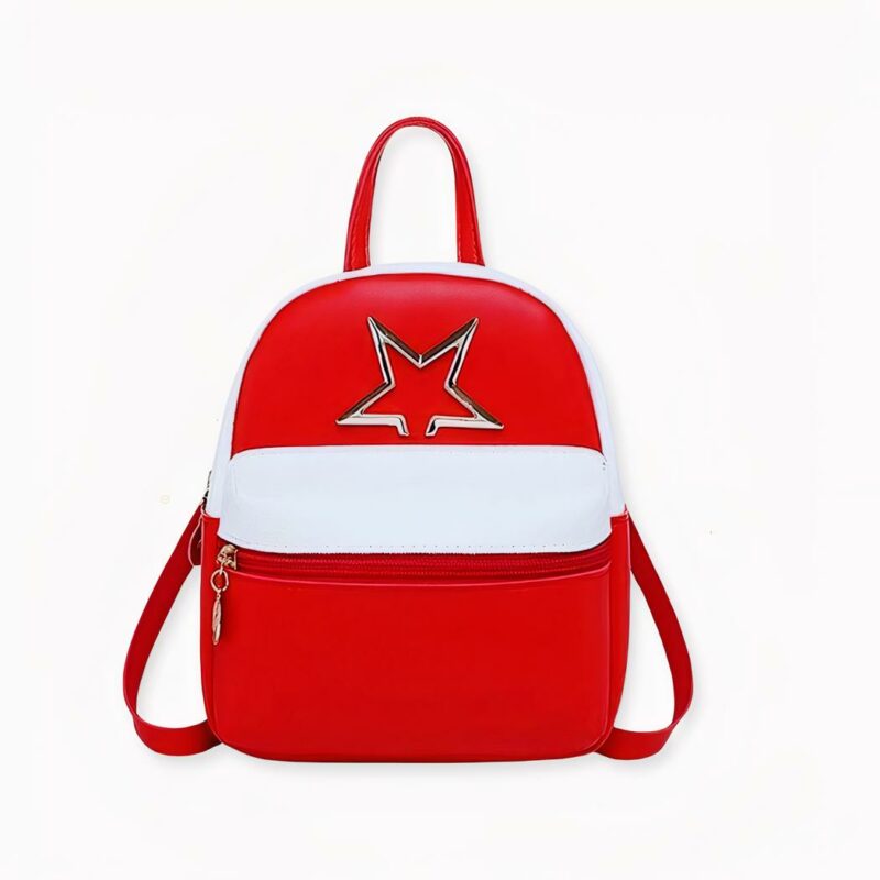 Craquez pour ce mini sac à dos femme stylé et moderne. Ce sac à dos en cuir PU accompagnera un look cool et décontracté. C’est l’accessoire parfait pour sortir sans encombre. Léger et compact, ce sac à dos vous suivra partout sans vous causer la moindre gêne. Il ne vous reste plus qu’à choisir la couleur qui se marie le mieux avec votre teint.