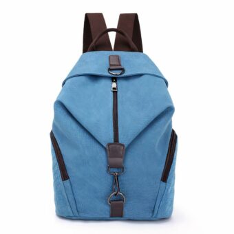 Sac à dos femme style preppy - Bleu - Sac à dos scolaire Sac à dos