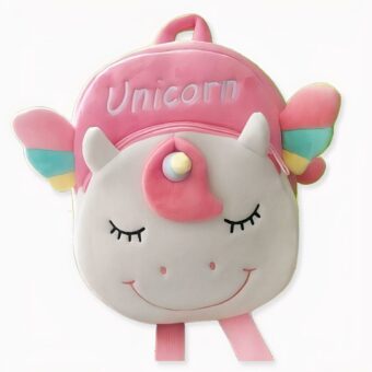 Mignon sac à dos peluche licorne - Blanc - Sac à dos scolaire Sac à dos pour enfants.