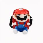 Sac à bandoulière avec peluche Mario Bros pour enfants - Rouge - Sac Sac à dos