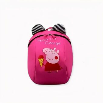 Sac à dos Peppa Pig pour enfants - Rose - Georges Cochon Sac à dos Kidzroom Peppa Pig Be Happy