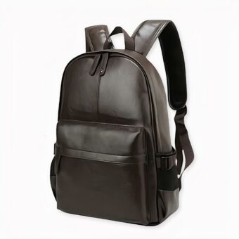 Sac à dos en cuir décontracté pour homme - Marron - Sac à dos pour ordinateur portable Sac à dos