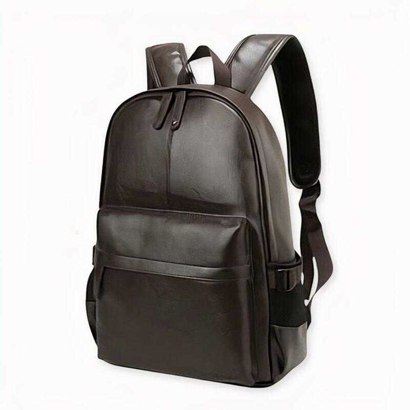 Sac à dos en cuir décontracté pour homme - Marron - Sac à dos pour ordinateur portable Sac à dos