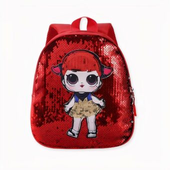 Sac à dos enfant motif LOL Suprise - Rouge - Sac à dos pour enfants Sac à dos