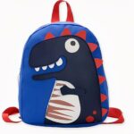 Sac à dos enfant motif dinosaure Kawaii - Bleu, couleur bleu. Bonne qualité et très tendance.