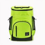 Sac à dos isotherme couleur unie avec glacière - Vert - Sac à dos Sac