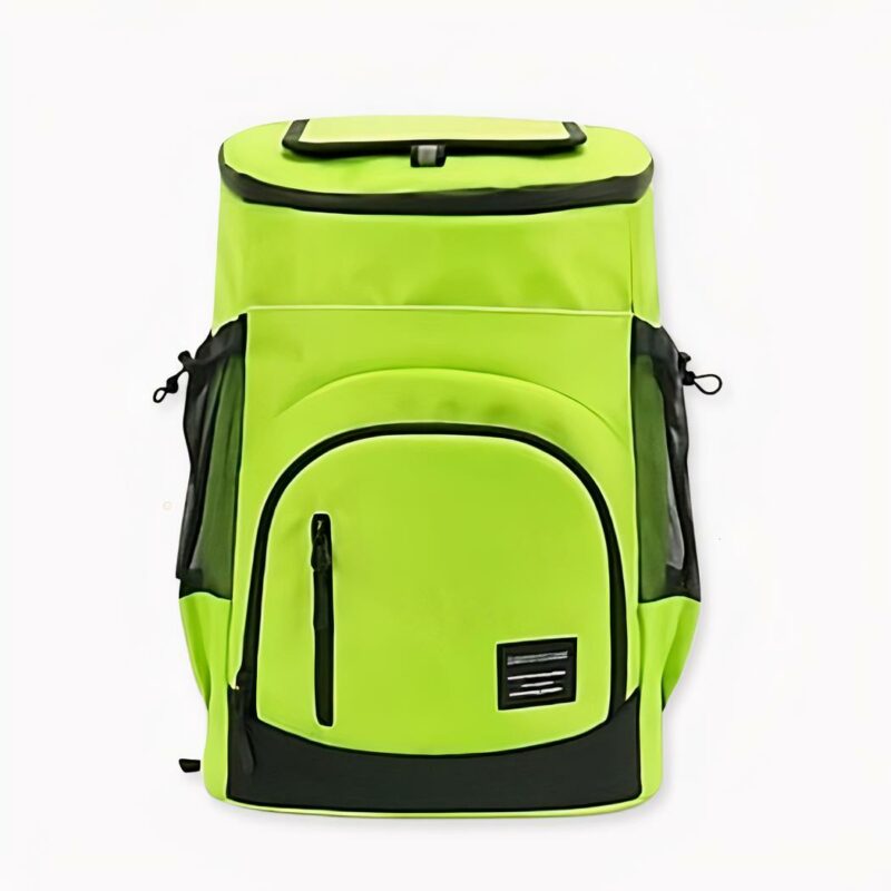 Sac à dos isotherme couleur unie avec glacière - Vert - Sac à dos Sac