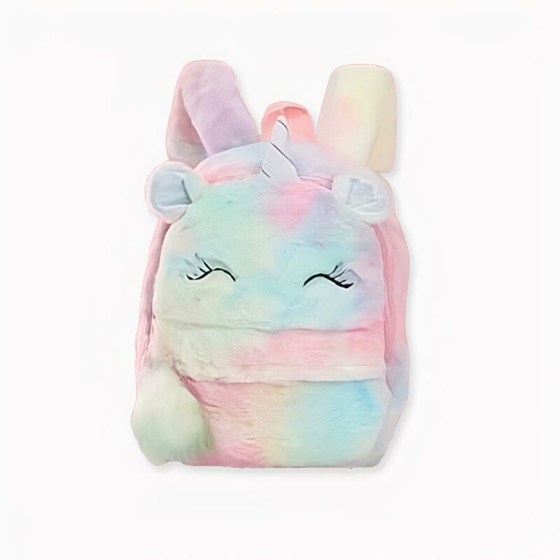 Sac à dos licorne en peluche pour fille - Rose - Sac à dos Animal en peluche