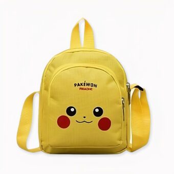 Sac à dos motif Pikachu pour enfants, bonne qualité et très à la mode.