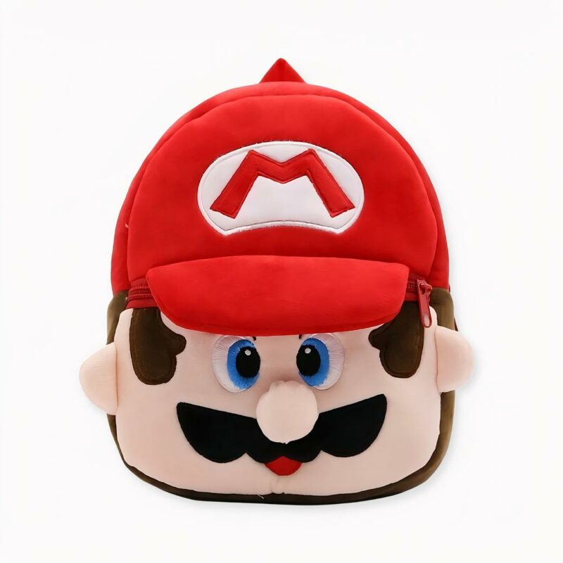 Sac à dos peluche Super Mario pour enfants - Super Mario Bros. Les frères Mario.