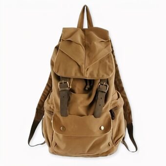 Sac à dos voyage tendance en toile. Bonne qualité et très