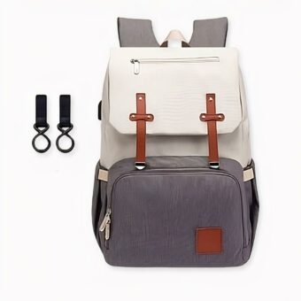 Sac de maternité nappy pour maman - Blanc - Couche Sac à langer