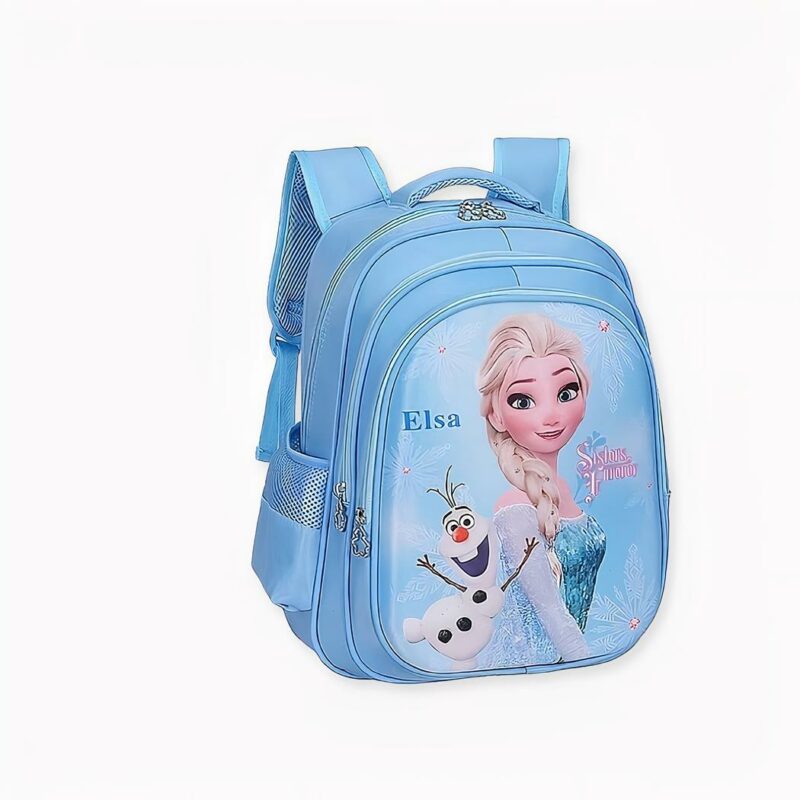 Sac d'école Disney Elsa pour filles - Rose, S - Gelé Elsa