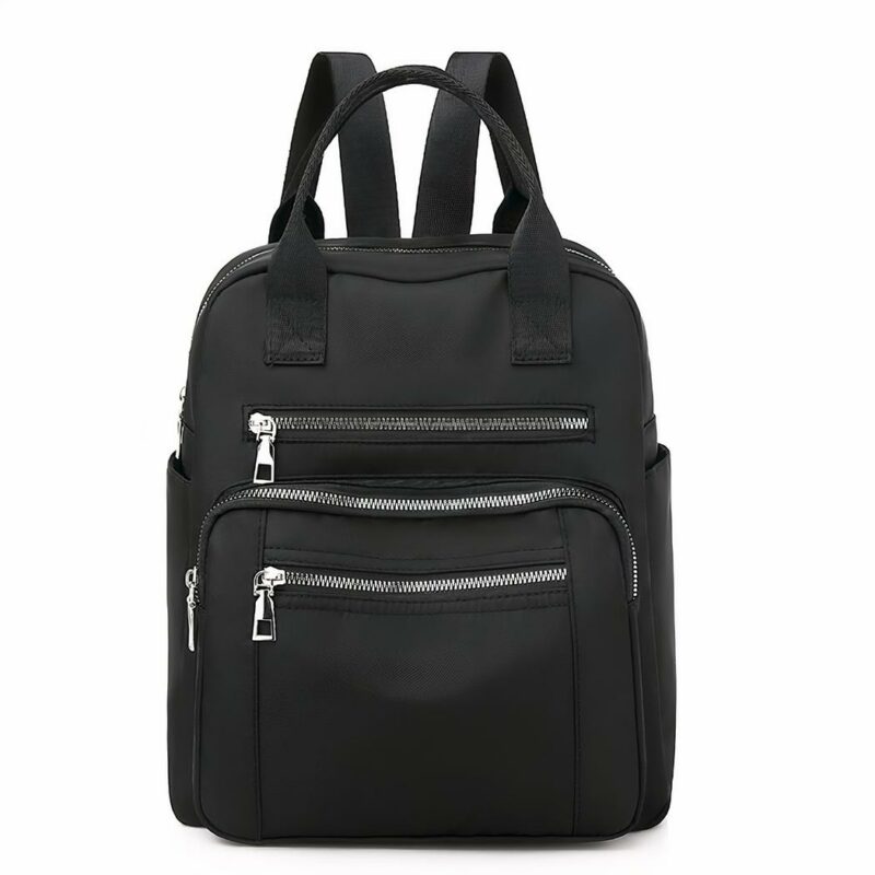 Sac à dos femme décontracté idéal pour voyage - Noir - Sac à main Cuir