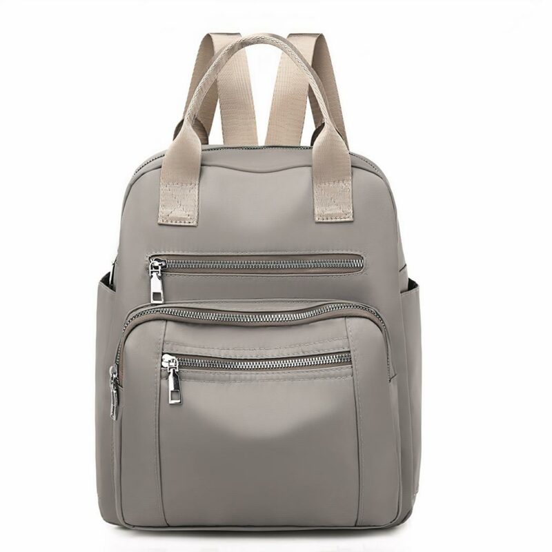Sac à dos femme décontracté idéal pour voyage - Gris - Sac à main Sac à dos