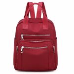 Sac à dos femme décontracté idéal pour voyage - Rouge - Sac à main Sac à dos