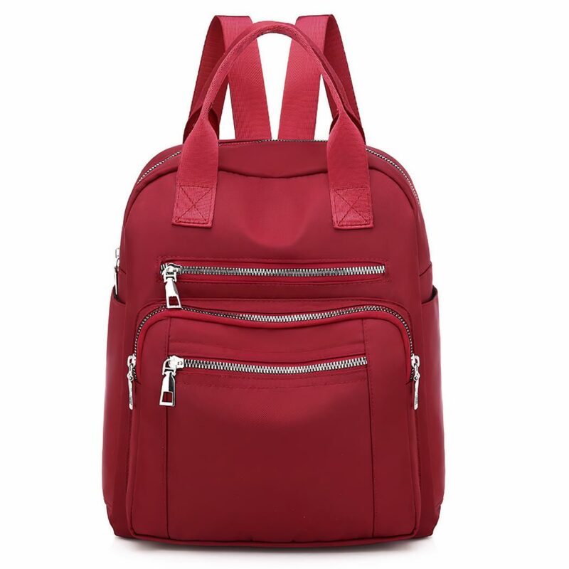 Sac à dos femme décontracté idéal pour voyage - Rouge - Sac à main Sac à dos