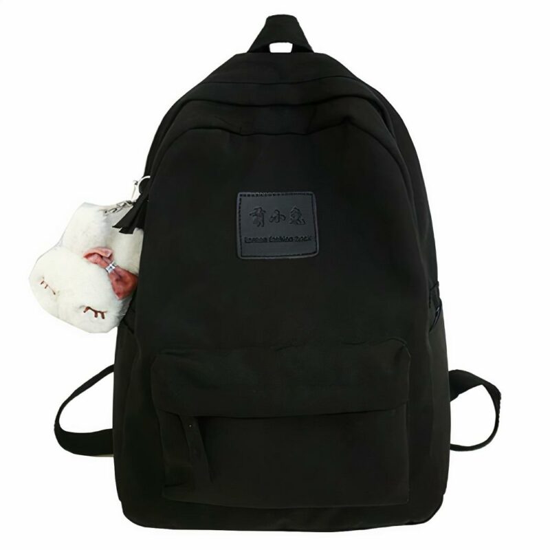 Sac à dos imperméable en nylon pour ado - Noir - Sac à dos Sac à dos