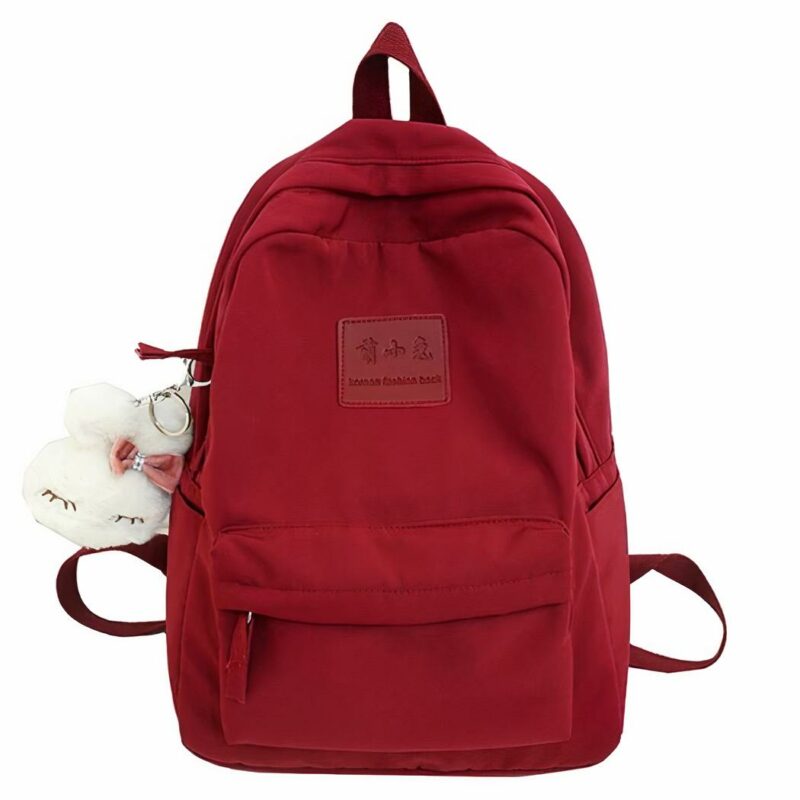 Sac à dos imperméable en nylon pour ado - Rouge - Sac à dos Sac