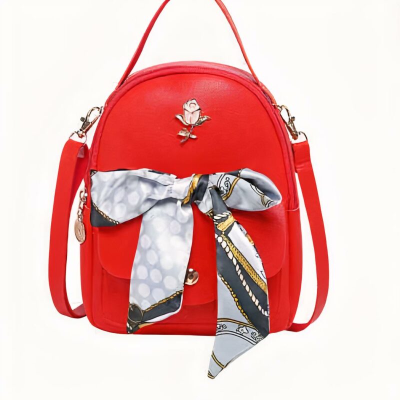 Mini sac à dos femme style coréen - Rouge - Sac à dos Sac à dos scolaire