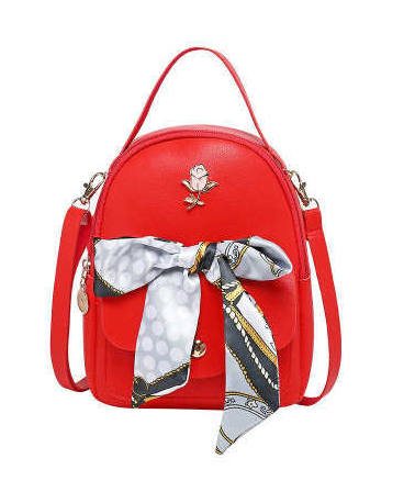 Mini sac à dos femme style coréen - Rouge - Sac à dos Sac à dos scolaire