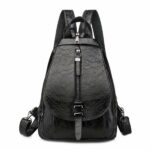 Sac à dos été en cuir PU pour femme - Noir - Sac à dos Sac à main pour femmes