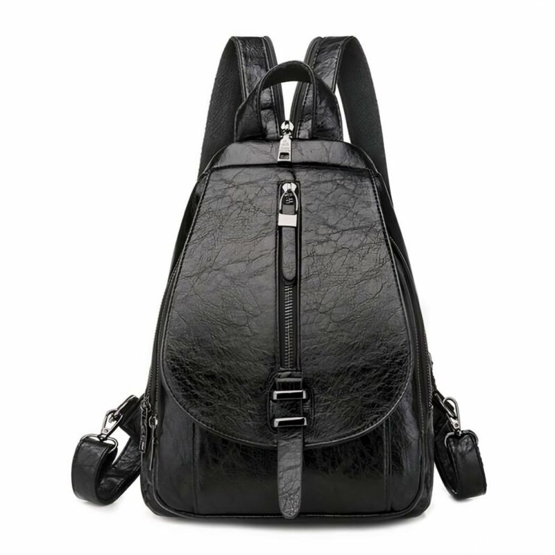 Sac à dos été en cuir PU pour femme - Noir - Sac à dos Sac à main pour femmes