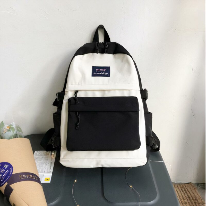 Sac à dos grande capacité pour adolescentes - Noir - Sac à dos Sac
