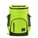 Sac à dos isotherme couleur unie avec glacière - Vert - Sac à dos Sac