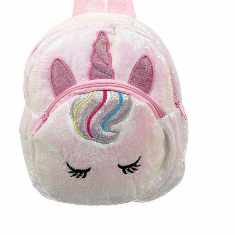 Sac à dos licorne enfant à paillettes brillantes - Blanc - Sac à dos scolaire Sac à dos