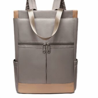 Sac à dos femme étanche pour ordinateur - Gris - Sac à dos pour ordinateur portable Sac à dos