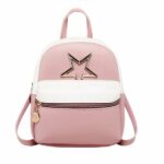 Mini sac à dos femme en cuir PU - Rose - Sac à dos Sac à dos