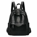 Sac à dos femme style vintage en cuir PU - Noir - Sac à dos Sac à dos scolaire