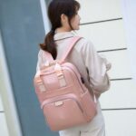 Sac à dos femme style urbain - Rose, M - Sac à dos pour ordinateur portable Sac à dos fille