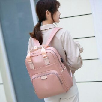 Sac à dos femme style urbain - Rose, M - Sac à dos pour ordinateur portable Sac à dos fille