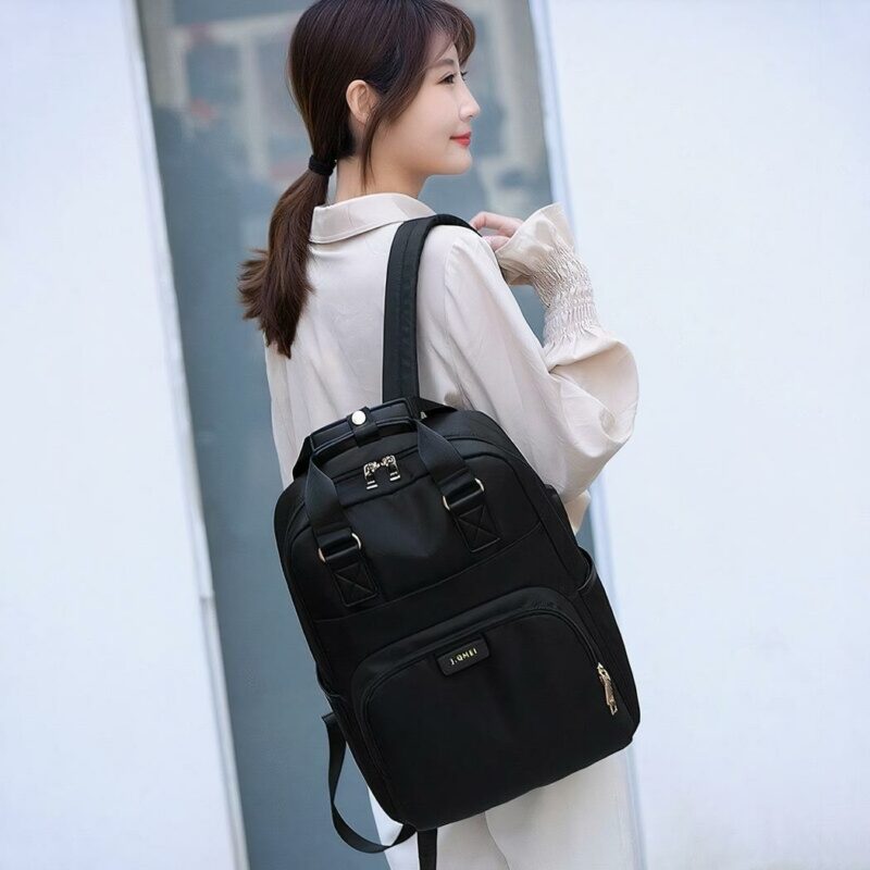 Sac à dos femme style urbain - Noir, M - Sac à dos pour ordinateur portable Sac à dos