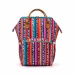 Sac à langer au look rétro - Violet - Couche Sac à langer