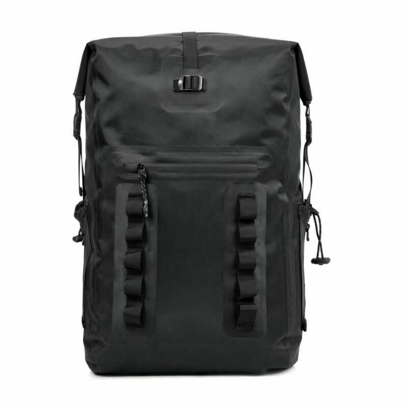 Sac à dos étanche 30L pour trekking - Noir - Sac à dos Haut roulé
