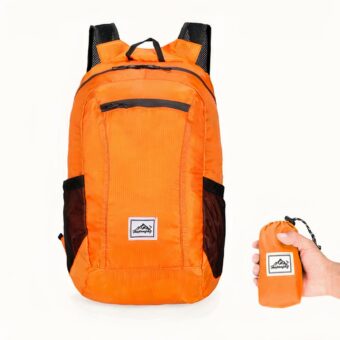 Sac à dos pliable - Orange - Sac à dos Sac