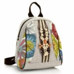 Sac à dos rétro femme motif ethnique - Sac à dos Sac à dos scolaire