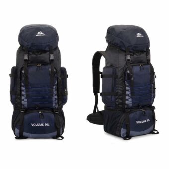 Très grand sac à dos de randonnée - Bleu foncé - Sac à dos de randonnée Sac à dos