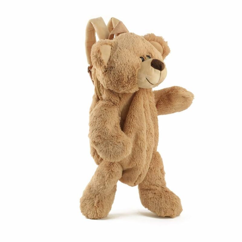 Sac à dos enfant peluche ours - Beige - ours en peluche Ours