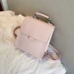 Sac à dos femme petit format lignes épurées - Rose - Sac à main PoštaZdarma.cz