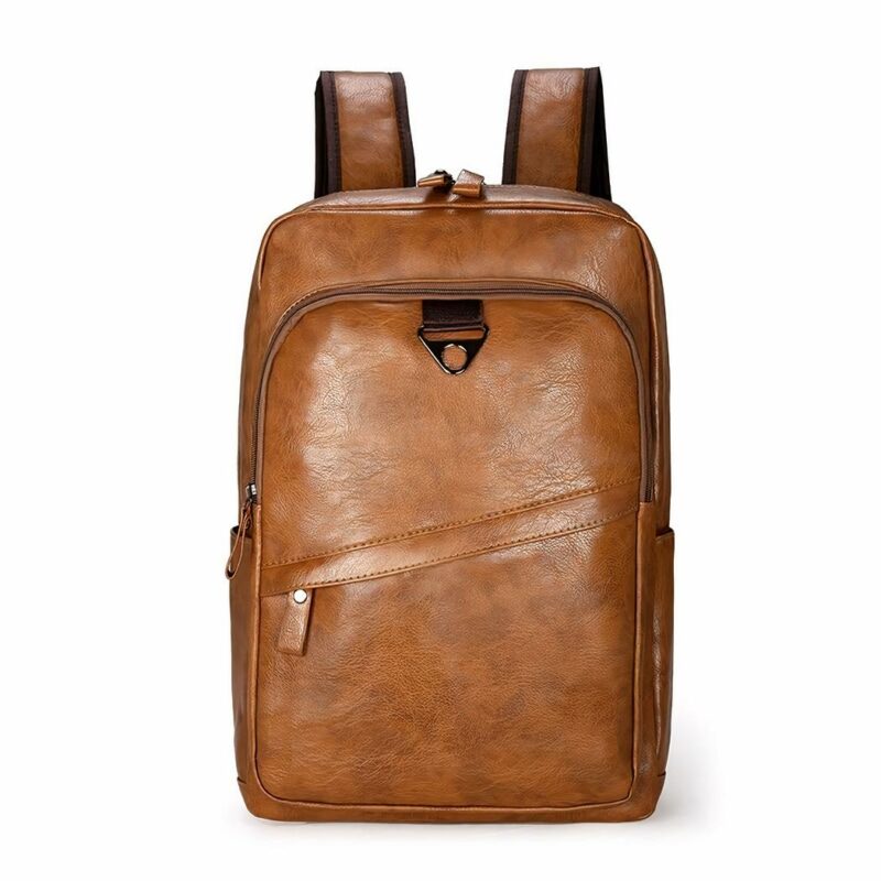 Sac à dos d'ordinateur en cuir - Marron - Sac à dos Sac