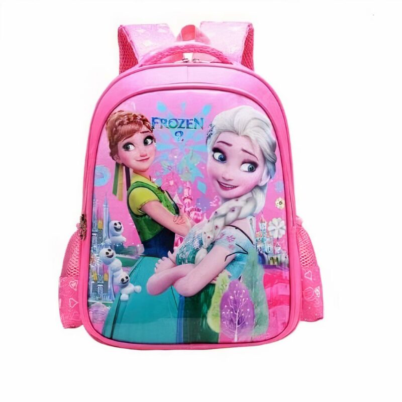 Sac à dos Elsa et Anna, La Reine des Neiges - Rose - Sac à dos scolaire Sac à dos fille