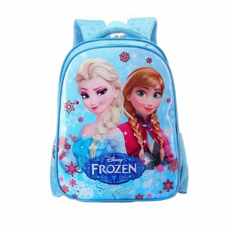 Sac à dos Elsa et Anna, La Reine des Neiges - Bleu - Gelé Sac à dos scolaire