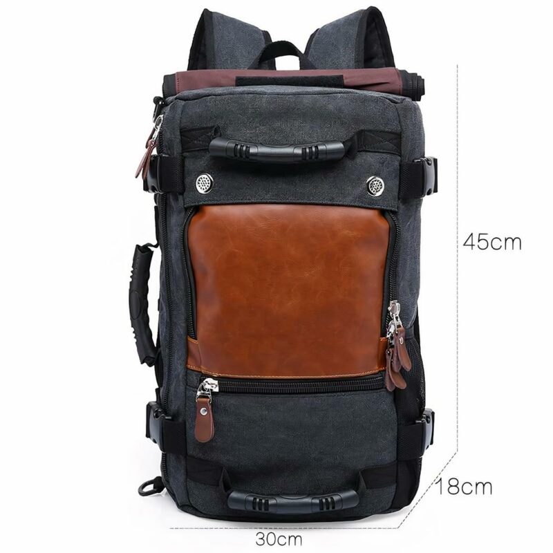 Sac à dos male de voyage - Noir - Sac de voyage Sac à dos