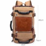 Sac à dos male de voyage - Beige - Sac à dos Sac de marin